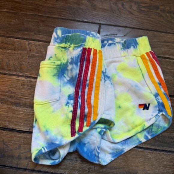 Tie Dyed Aviator Nation Sweatshorts - Picture 4 of 5